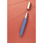 Mini vibrator – met glijmiddelcompartiment en pomp – Loveline Blue Horizon Loveline by Shots - Afbeelding 6