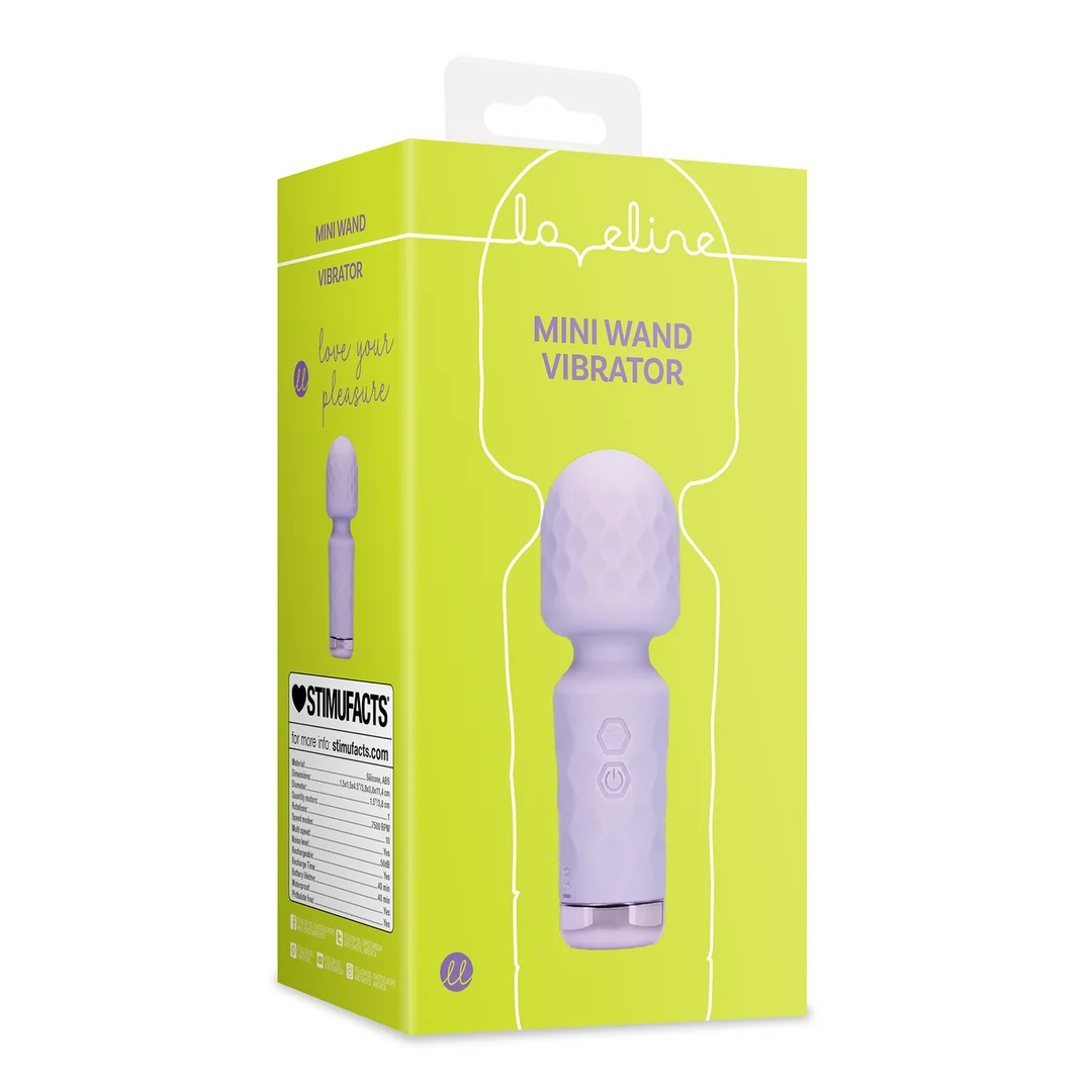 LOVE110PUR-2 Vibromasseur Mini Wand Loveline Nachtmagie – Image 1