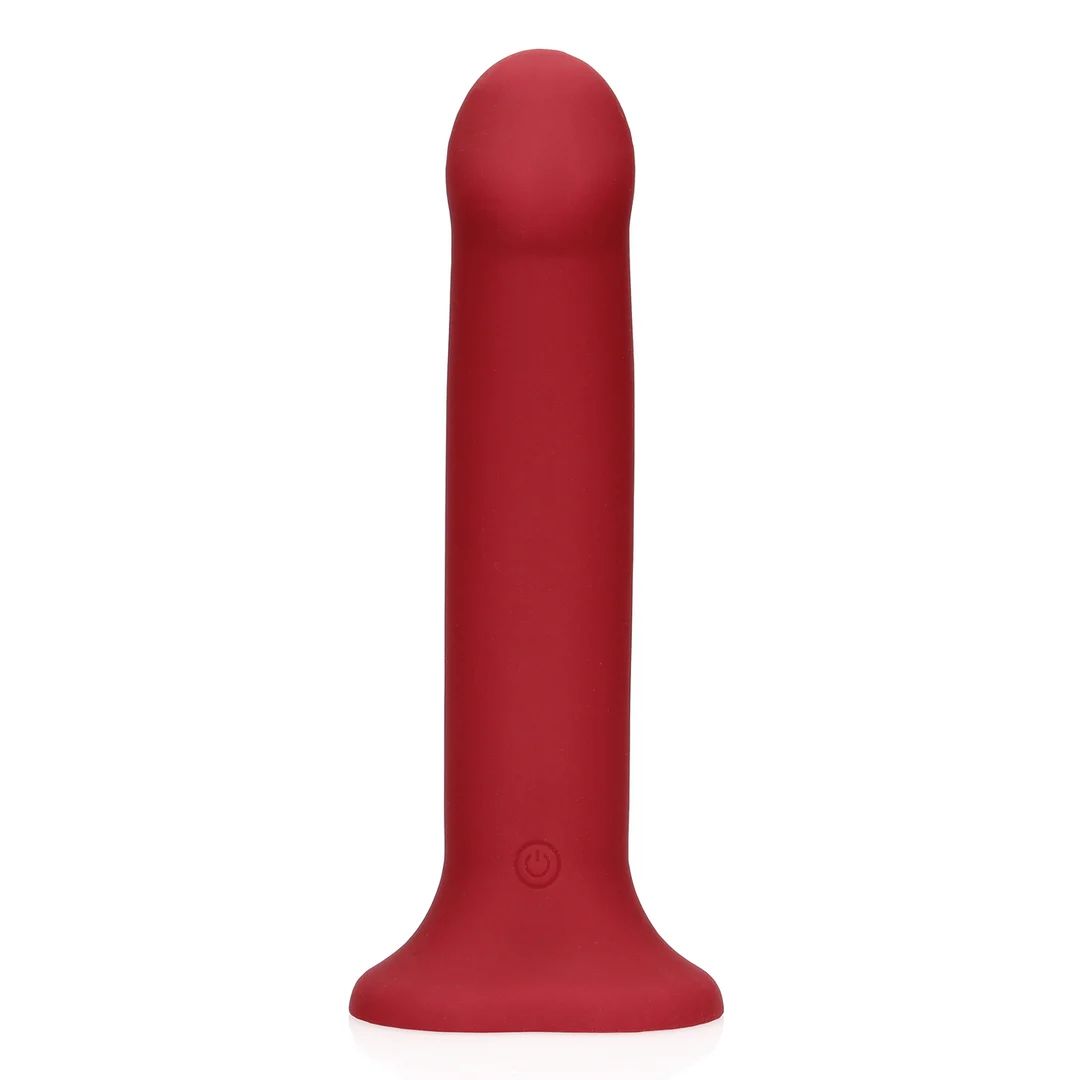 Grand dildo vibrant Loveline rouge framboise – Image 3