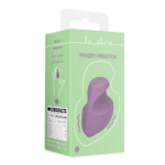 Vingervibrator in zacht siliconen – Mystic Paars Loveline by Shots