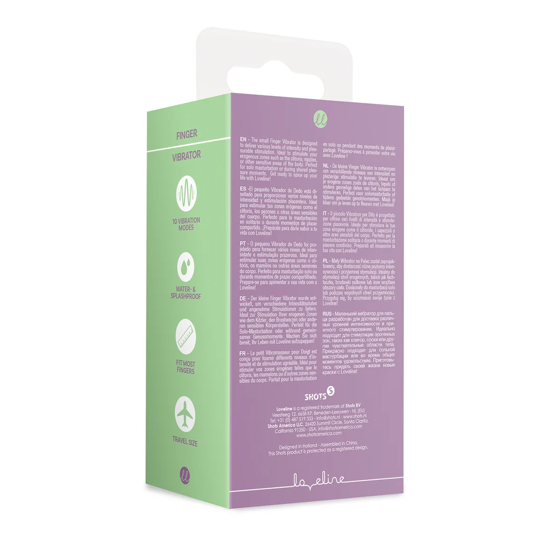 Vibratore da dito Loveline Mystic Purple - immagine 2