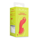Vingervibrator met textuur – Sunrise Red Loveline by Shots