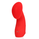 Vingervibrator met textuur – Sunrise Red Loveline by Shots - Afbeelding 4