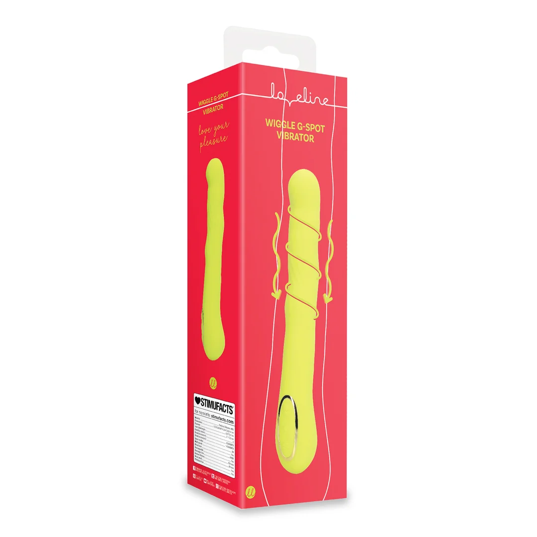 g-spot vibrator – wiebelende bewegingen voor gerichte stimulatie – Lime Passion (Loveline by Shots) - Afbeelding 2