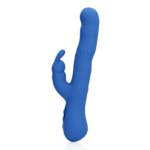 Rabbit vibrator – wiebelende bewegingen voor clitoris & g-spot – Loveline Jetset Blauw Loveline by Shots - Afbeelding 5