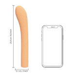 g-spot vibrator – vingerbewegingen met stotende sensatie – Loveline by Shots Perzik Fuzz (Tester) - Afbeelding 7