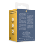 Vibrerende cockring met zachte borstel – Indigo Blauw - Afbeelding 2