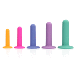 dilators met gladde vorm – Siliconen Vagina Dilator Set - Multicolor - Afbeelding 3