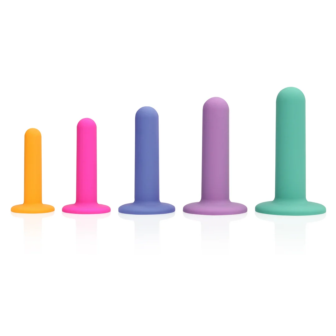 Loveline by Shots siliconen vaginale dilatorset, multicolor - Afbeelding 3