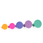 dilators met gladde vorm – Siliconen Vagina Dilator Set - Multicolor - Afbeelding 4