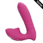 g-spot vibrator – stotende en kloppende bewegingen – Loveline by Shots, roze Loveline by Shots - Afbeelding 3