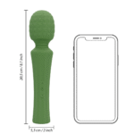 wand vibrator – krachtige massager met stille handgreep – Green Mumba (Loveline by Shots) - Afbeelding 12