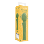 wand vibrator – krachtige massager met stille handgreep – Green Mumba (Loveline by Shots) - Afbeelding 7