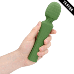wand vibrator – krachtige massager met stille handgreep – Green Mumba (Loveline by Shots) - Afbeelding 6