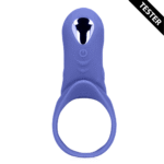 Vibrerende cockring met clit stimulatie – Tamiya Blauw - Tester - Afbeelding 2