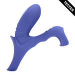 Vibrerende cockring met clit stimulatie – Tamiya Blauw - Tester - Afbeelding 3