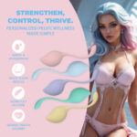 Kegel set met comfortabele vorm – Beckenbodentrainingsset - Afbeelding 4