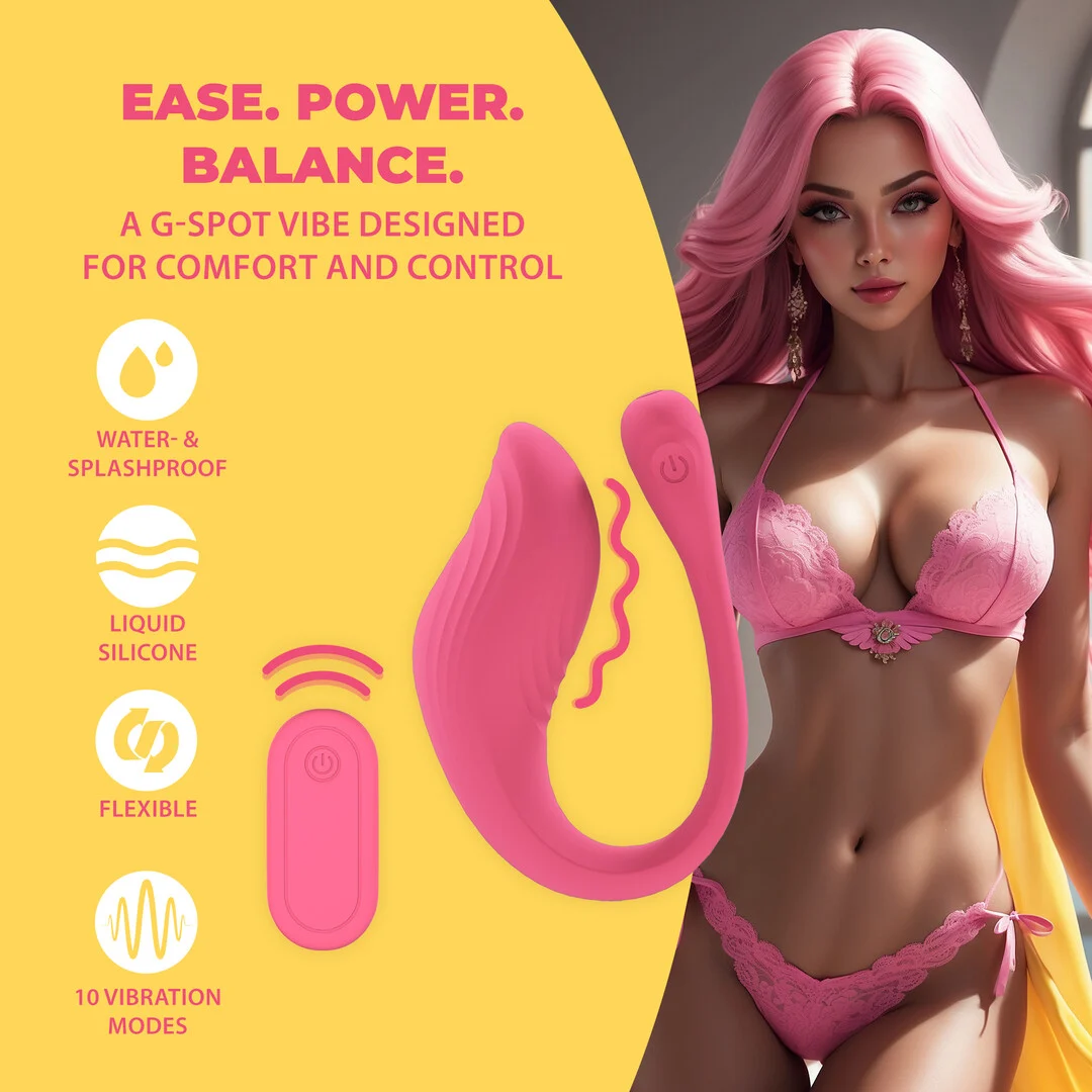 g-spot vibrator – met afstandsbediening en 10 standen – Loveline, roze Loveline by Shots - Afbeelding 8