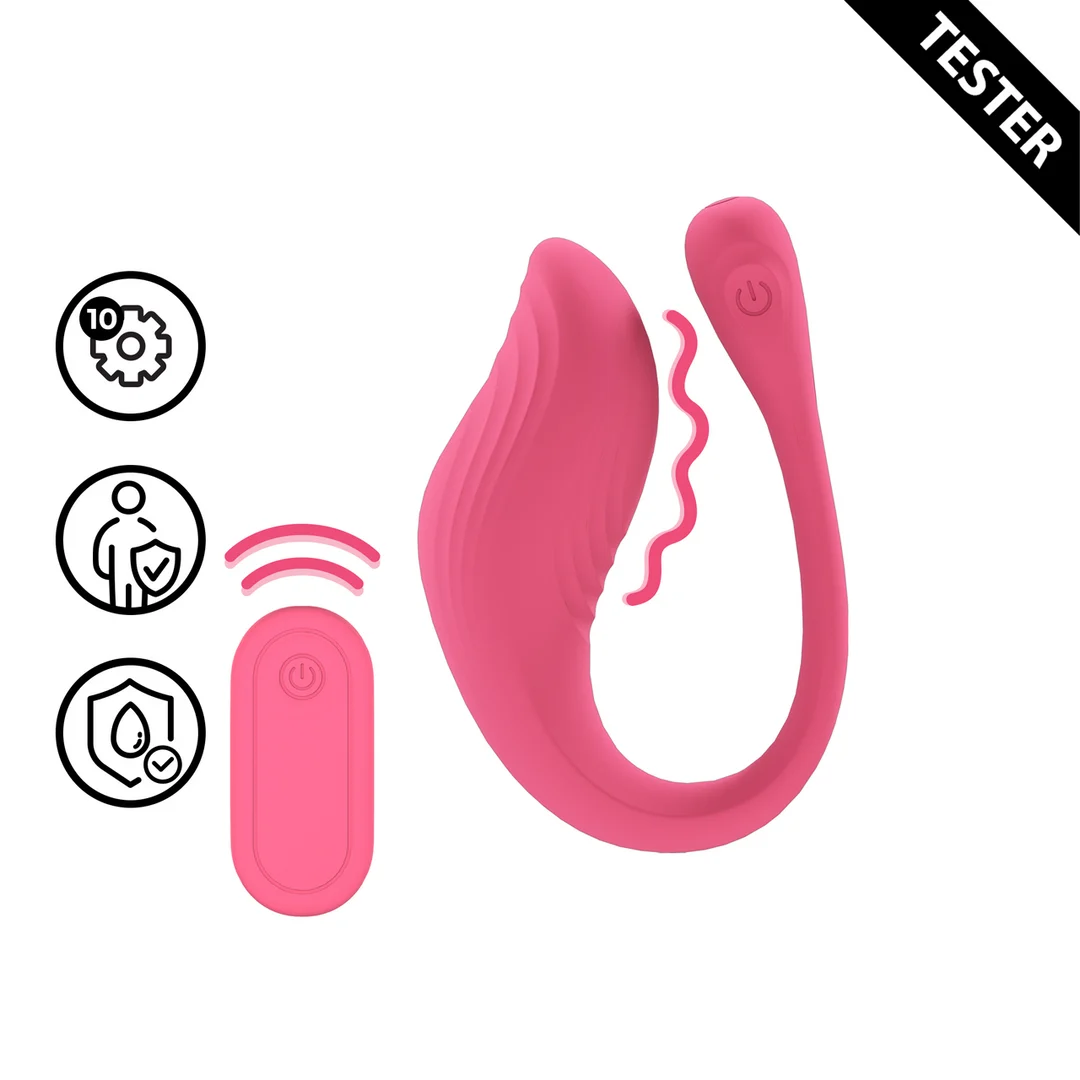 g-spot vibrator – met afstandsbediening en 10 standen – Loveline, roze Loveline by Shots - Afbeelding 4