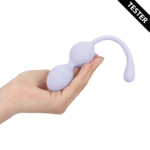 Anaal vibrator met 10 standen – Vibrating Bead Kegel met Afstandsbediening - Lavendel - Tester - Afbeelding 2