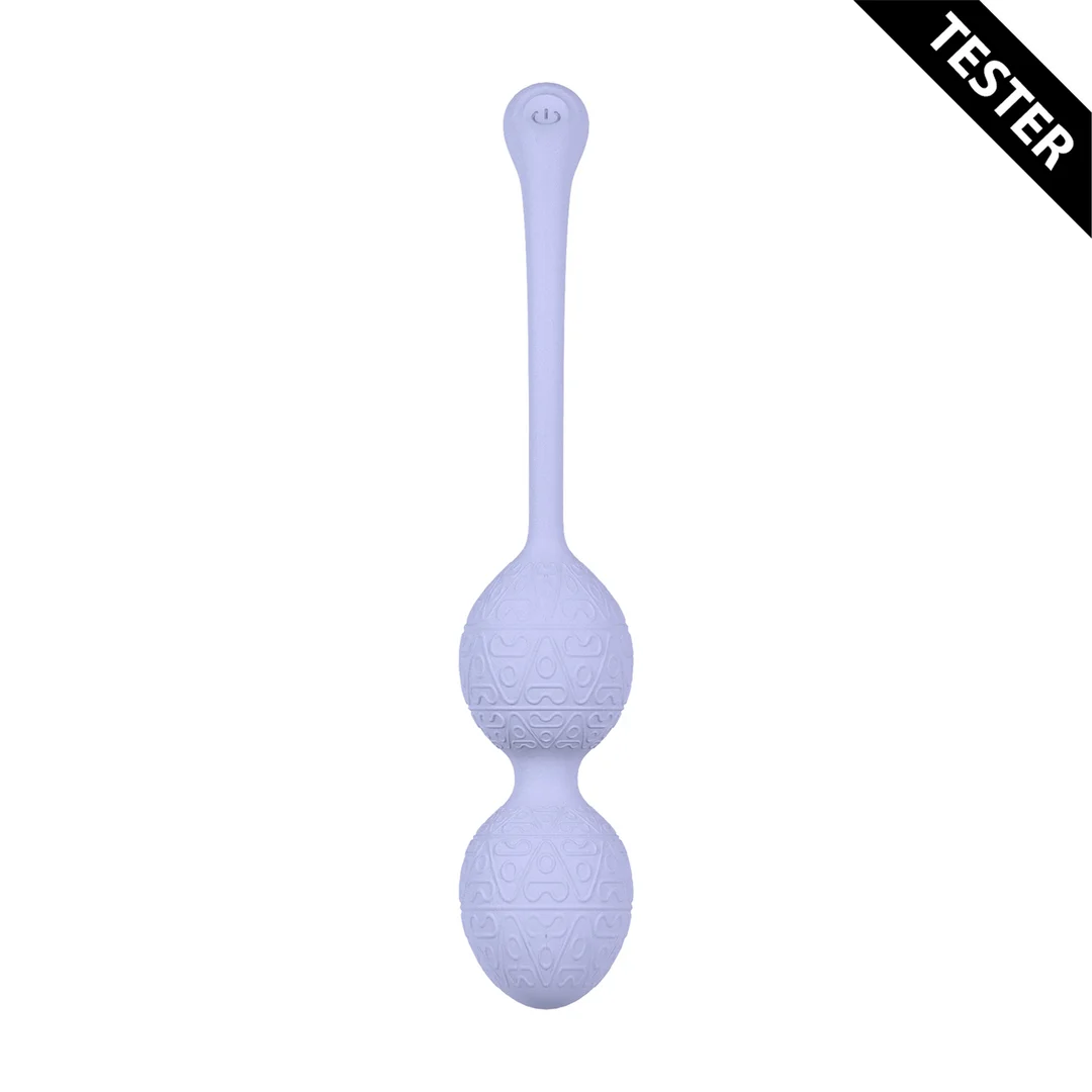 Anaal vibrator met 10 standen – Vibrating Bead Kegel met Afstandsbediening - Lavendel - Tester - Afbeelding 1