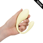 G-spot vibrator – met afstandsbediening & 10 standen – Loveline by Shots, Geel - Afbeelding 2