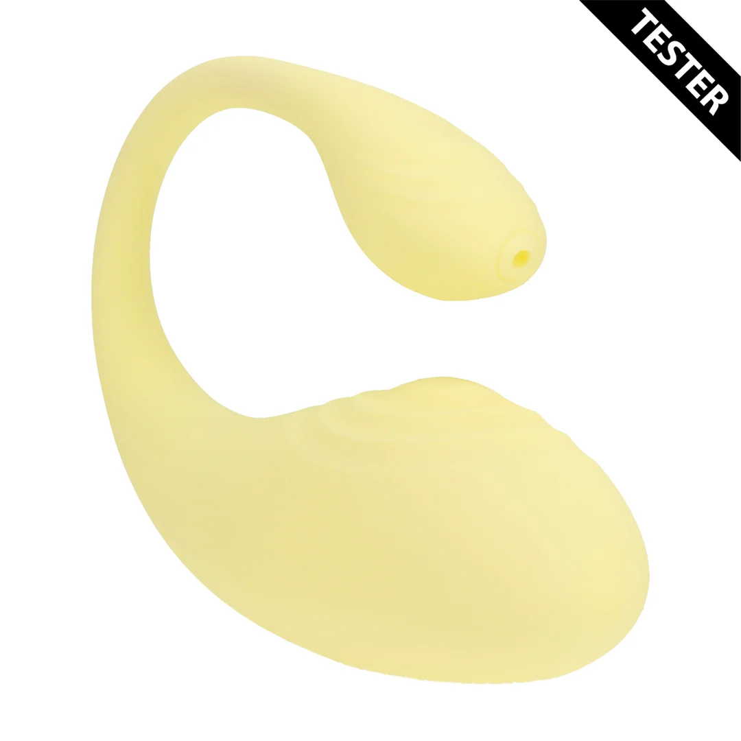 G-spot vibrator – met afstandsbediening & 10 standen – Loveline by Shots, Geel - Afbeelding 1