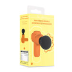 mini vibrator – 10 standen & oplaadbaar – Loveline – oranje Loveline by Shots - Afbeelding 4