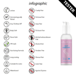 Glijmiddel (neutraal) – Natuurlijke, zijdezachte consistentie – 150 ml – Loveline by Shots - Afbeelding 2