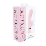 rabbit vibrator – geribbelde g-spot met 10 standen – Loveline Roze Loveline by Shots - Afbeelding 2