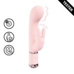 rabbit vibrator – waterproof & body-safe siliconen – Loveline Belle roze Loveline by Shots