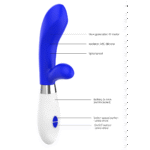 rabbit vibrator – dubbele motor – Luminous by Shots Achilles Luminous by Shots - Afbeelding 5