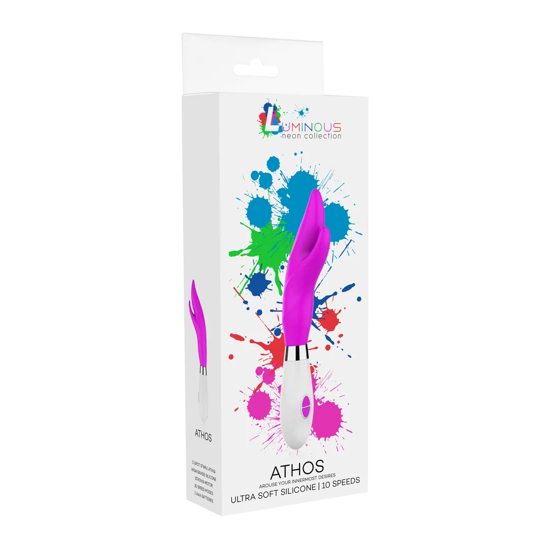 LUM002FUC-2 Luminous by Shots Athos Vibrator mit Klitorisstimulator – Bild 1