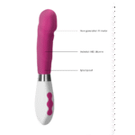 Vibrator met 10 standen – Roze Luna by Shots - Afbeelding 6