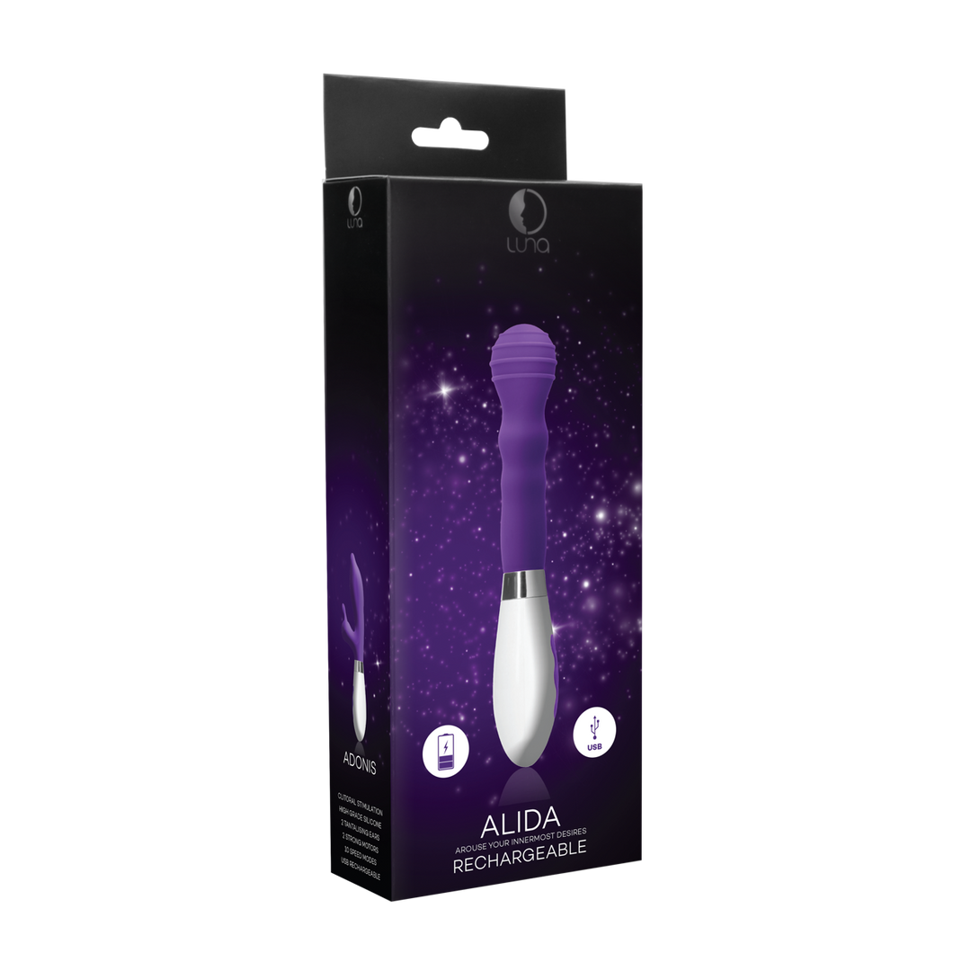 LUNA026PUR-2 vibrator – 10 standen – Alida (Luna by Shots) - Afbeelding 1