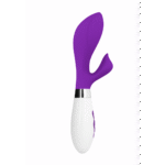 rabbit vibrator – 10 standen en gerichte stimulatie – paars Luna by Shots - Afbeelding 4