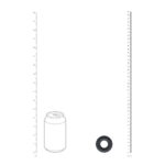 Niet-vibrerende cockring met vloeibaar silicone – Zwart - Afbeelding 3