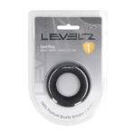 Niet-vibrerende cockring met zacht materiaal – M - Zwart