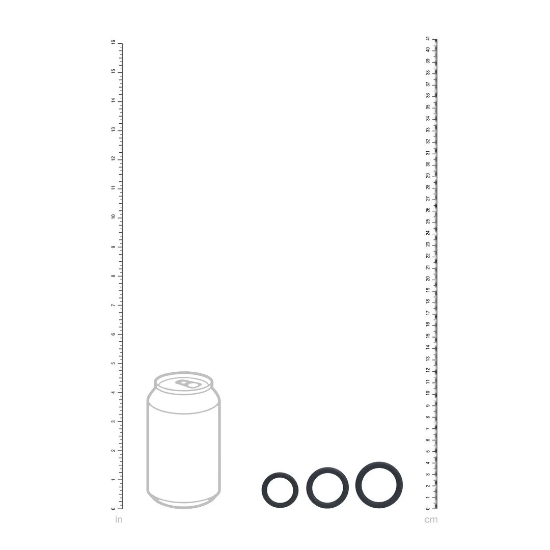 Lot de 3 anneaux péniens Levelz en silicone – Image 4