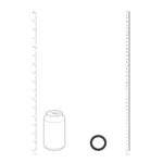 Niet-vibrerende cockring met zachte siliconen – Zwart - Afbeelding 4