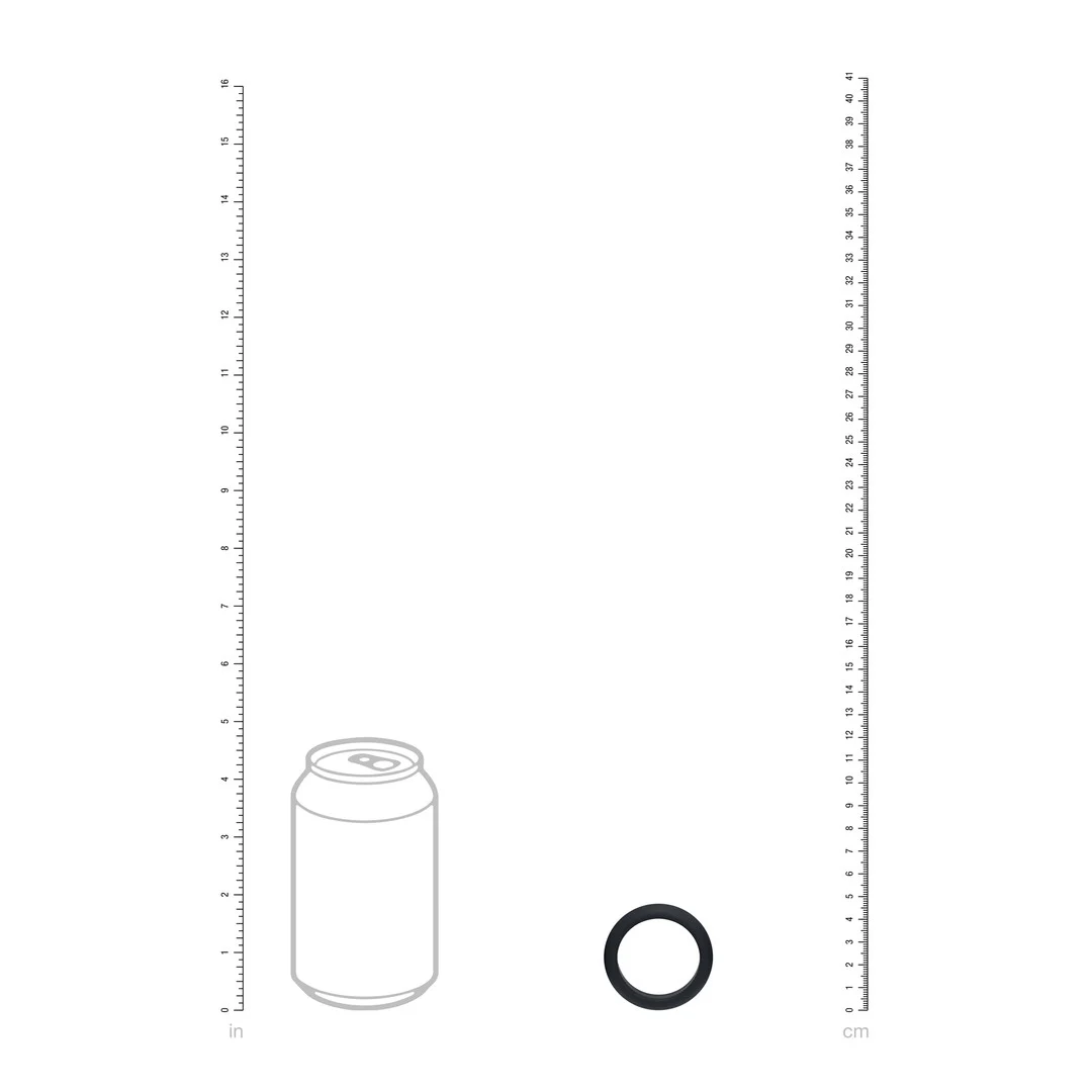 Anneau pénien Levelz Wide O en silicone – Image 4