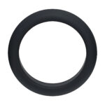 Niet-vibrerende cockring met zachte siliconen – Zwart - Afbeelding 3
