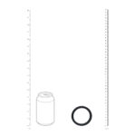 Niet-vibrerende cockring met zachte silicone – Zwart - Afbeelding 4