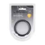 Niet-vibrerende cockring met zachte silicone – Zwart