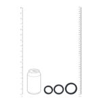 Niet-vibrerende cockring met 3 maten – Zwart - Afbeelding 4