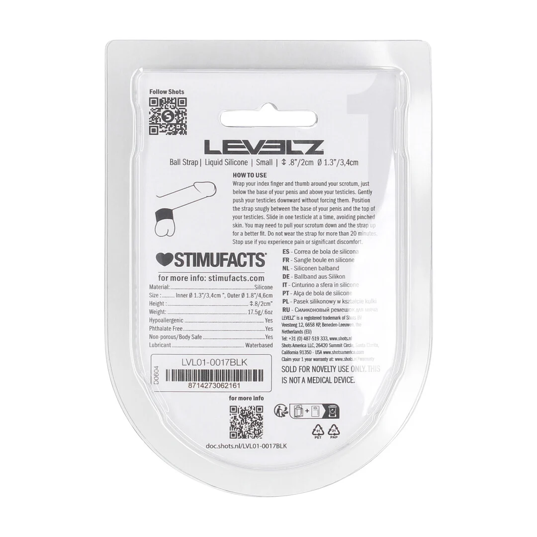 Sangle pour testicules en silicone liquide Levelz – Image 2