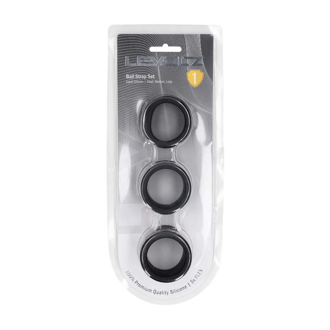 Ensemble de 3 ball stretchers en silicone Levelz – Image 1