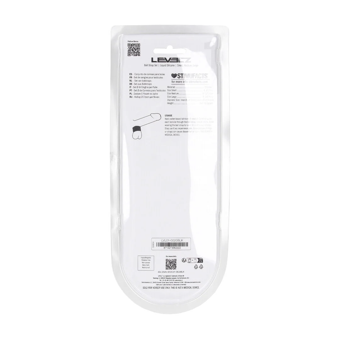 Ensemble de 3 ball stretchers en silicone Levelz – Image 2