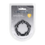 Niet-vibrerende cockring met kralen design – Zwart