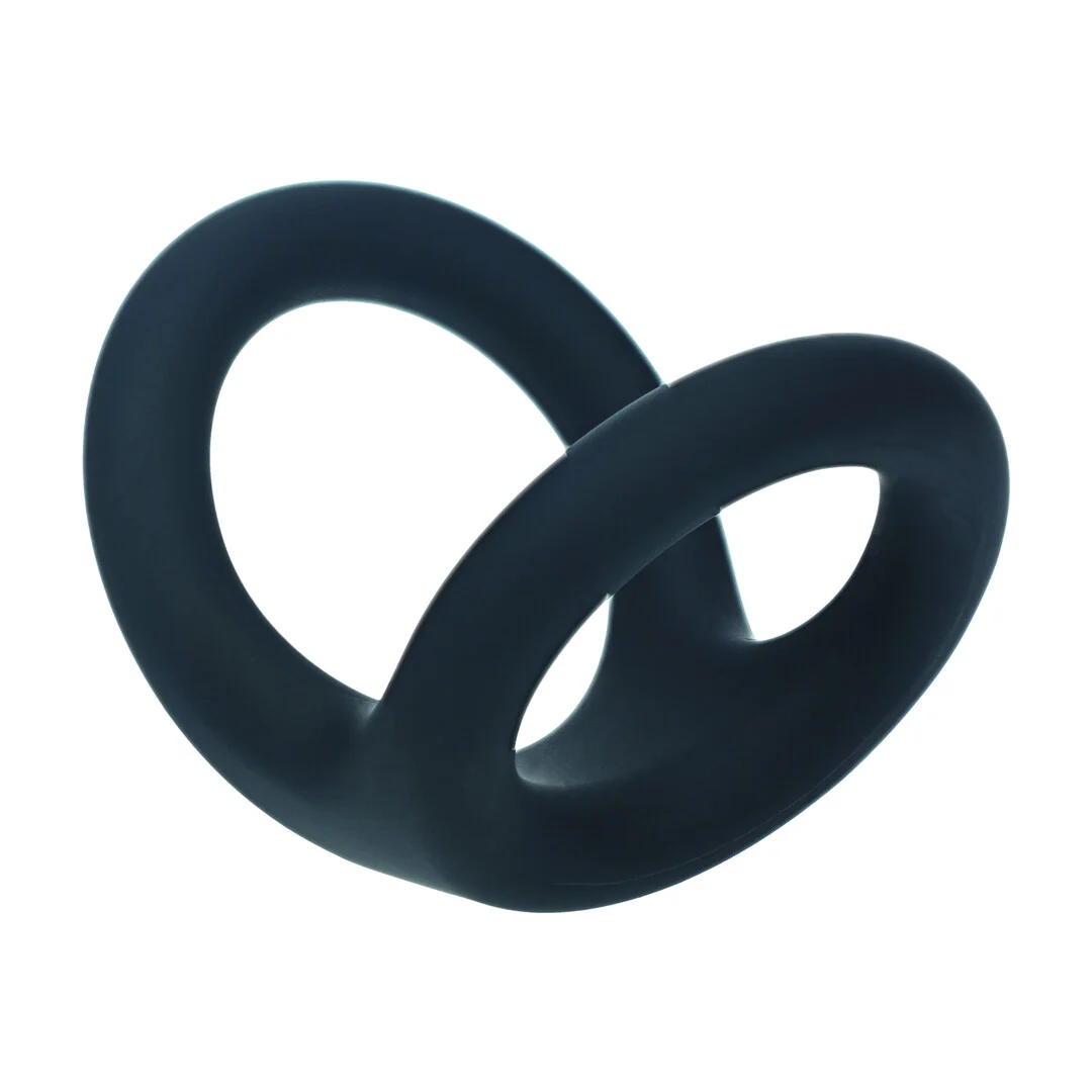 Anneau pénien en silicone Levelz Double O, noir – Image 4